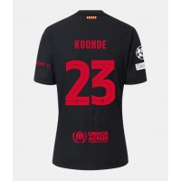 Camiseta Barcelona Jules Kounde #23 Visitante Equipación 2024-25 manga corta